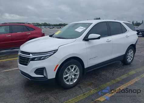 2022 Chevrolet Equinox Fwd Lt из США, поврежденный, VIN 3GNAXKEV5NL259715